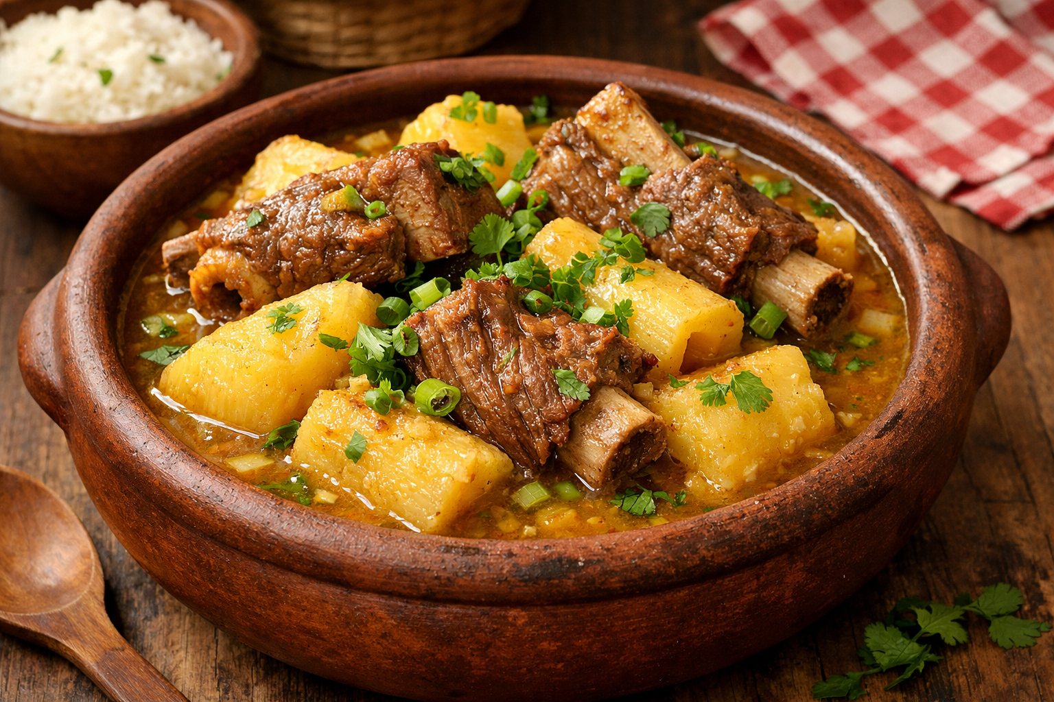 Vaca Atolada com Aipim