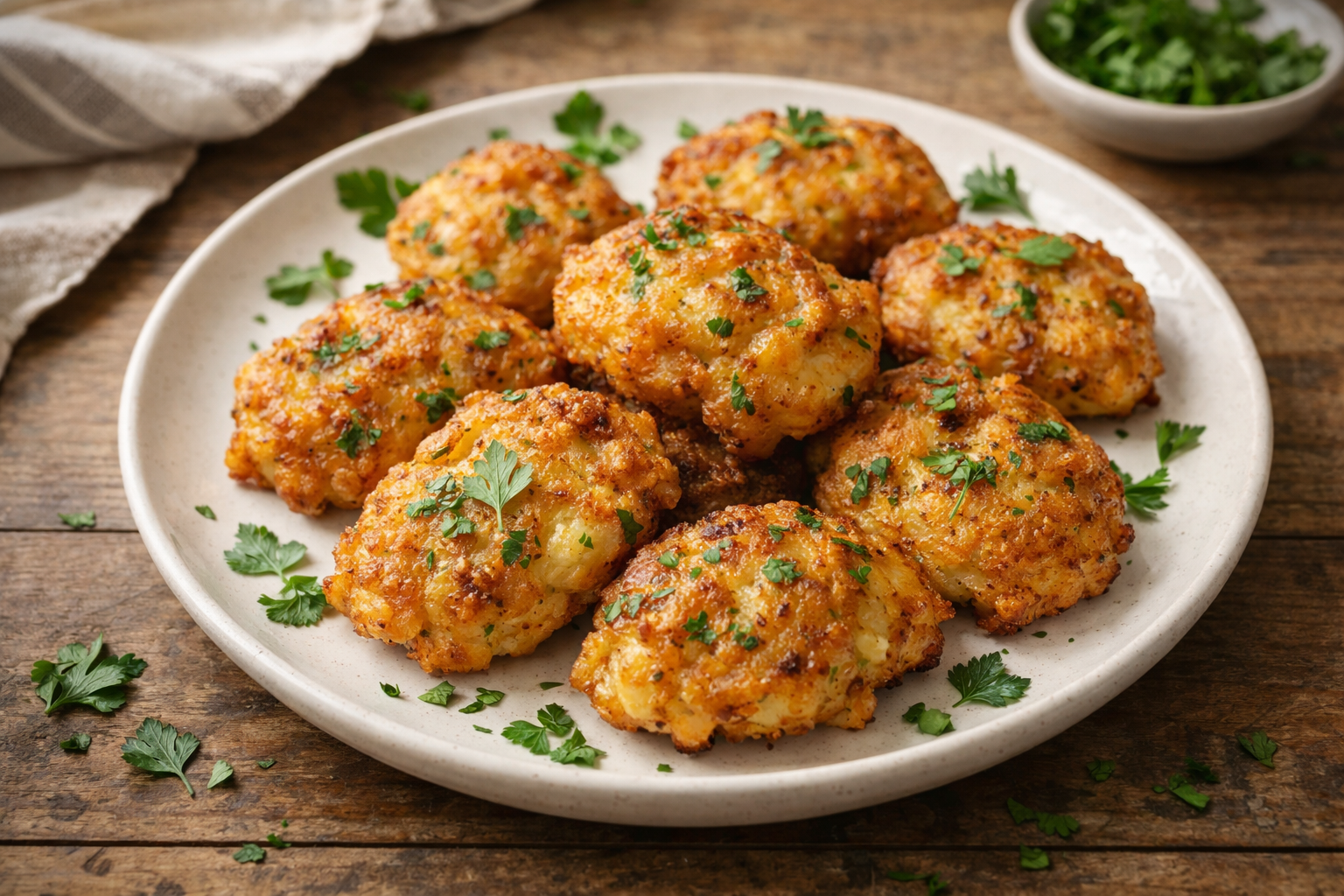 Bolinho de Bacalhau Low Carb